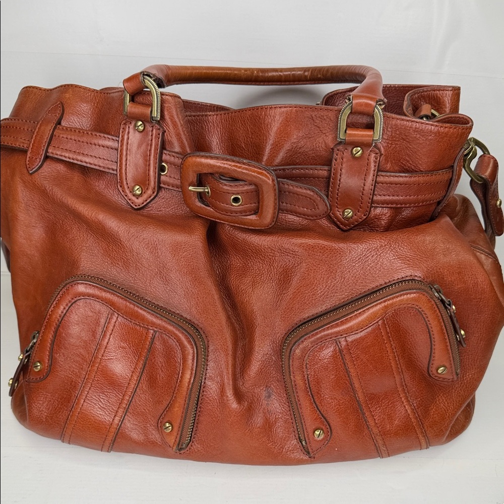 Cole Haan Tan Leather Shoulder Bag